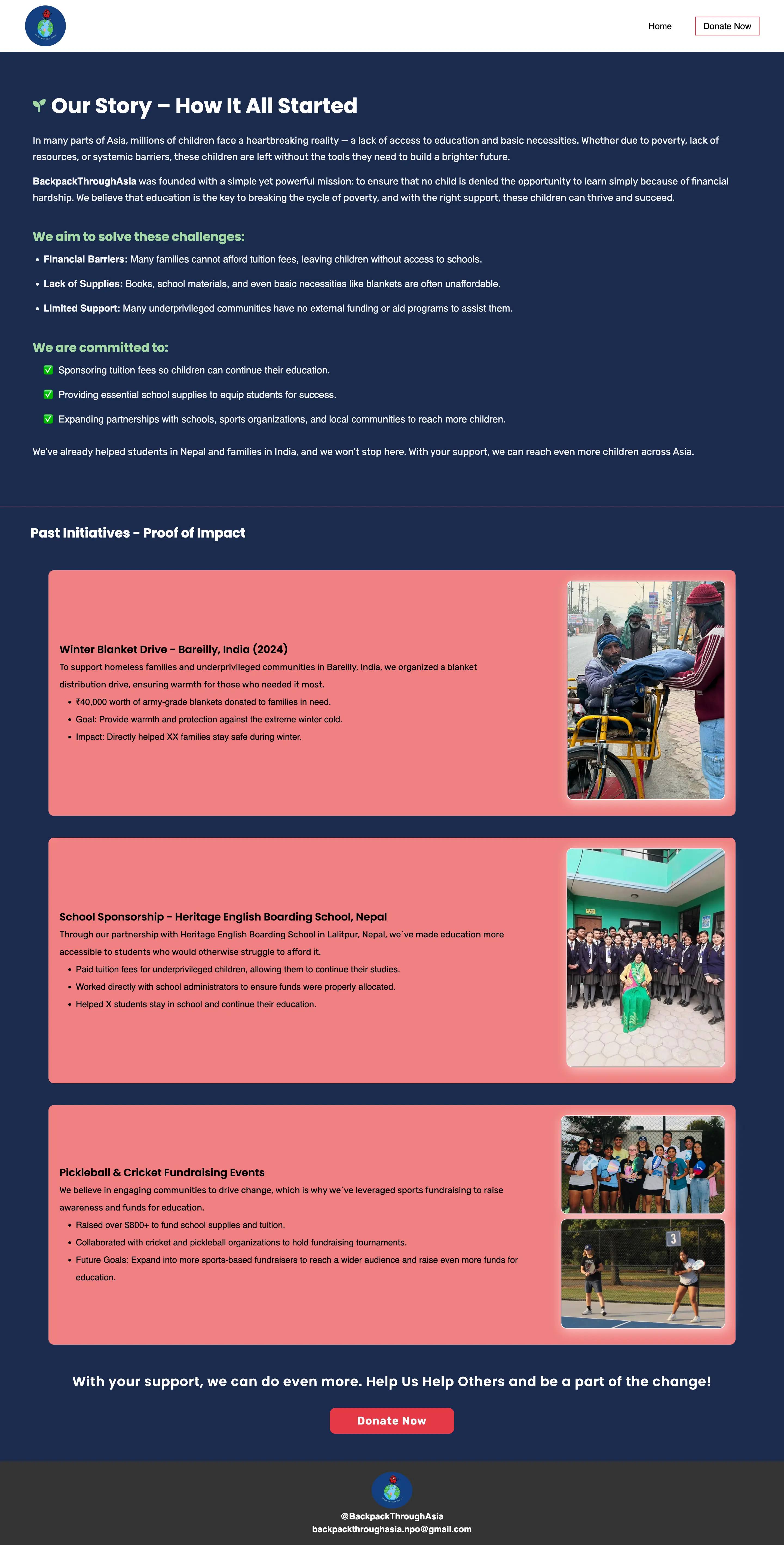 BackpackThroughAsia More Information Screenshot